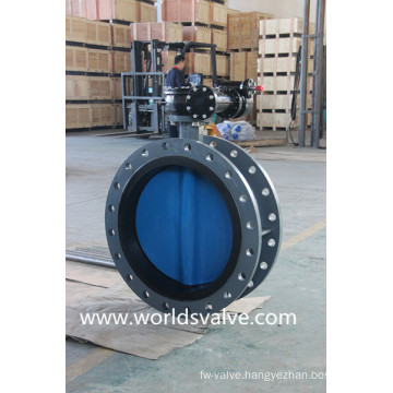 OEM Double Flange Butterfly Valve with Painting Disc